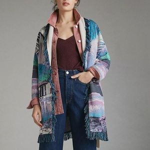 Aldomartins | Anthropologie | Moira Fringed Cardigan
